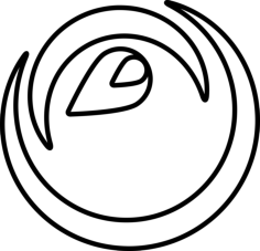 Circular Shape Outline Drawing Svg Vector, Free Vectors File